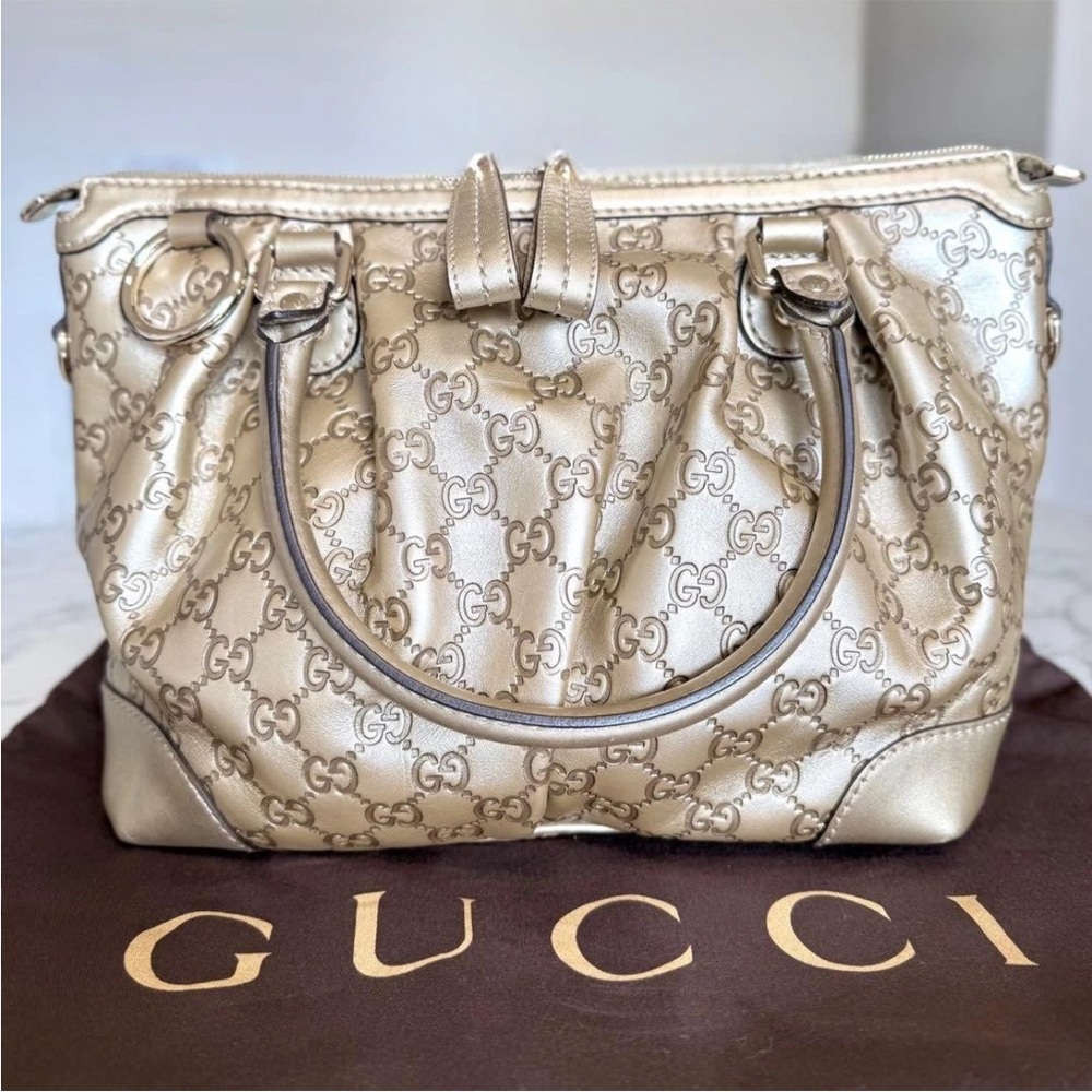Gucci Metallic Gold Shoulder Bag